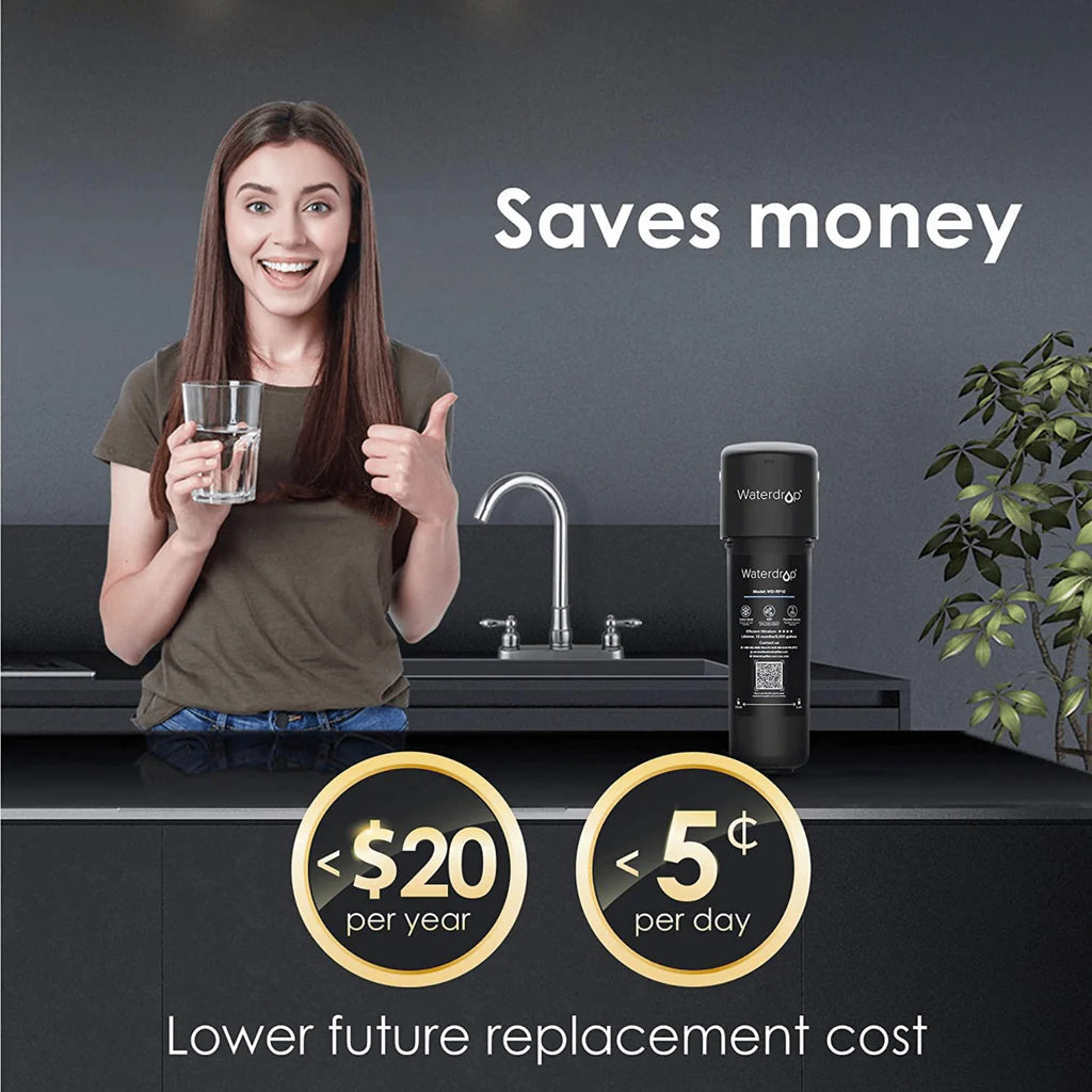 WaterDrop Water Filter | Under Sink Direct Connect Filtration System