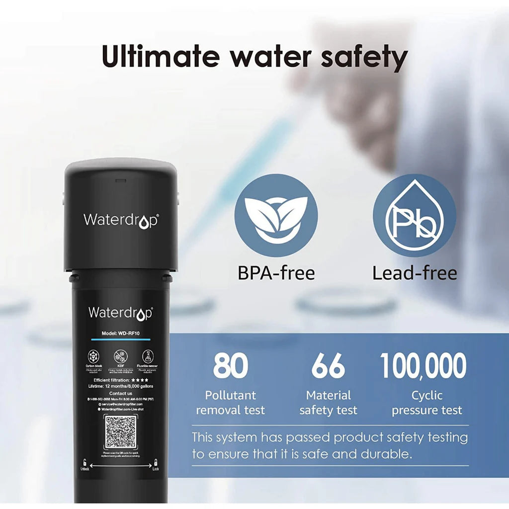 WaterDrop Water Filter | Under Sink Direct Connect Filtration System