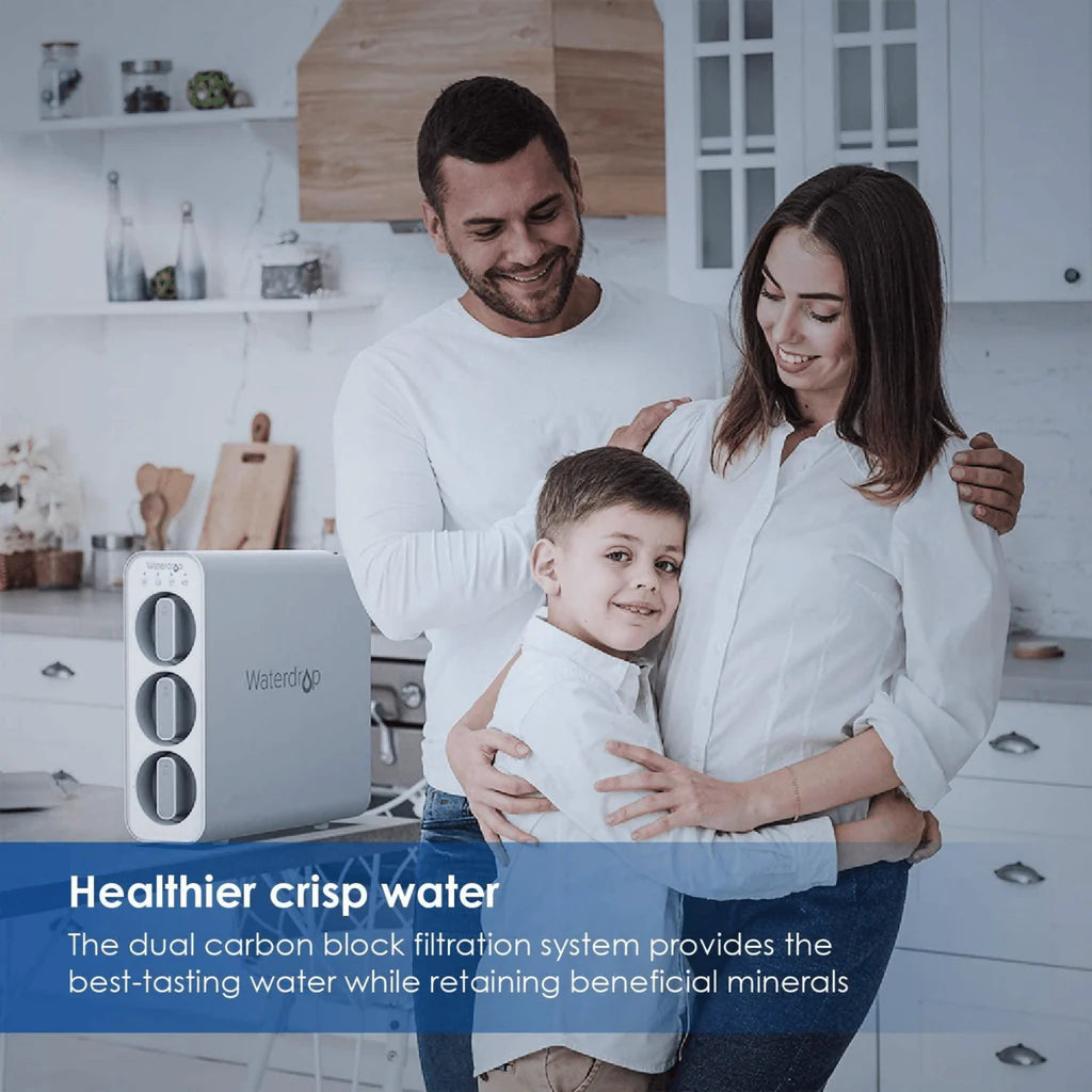 WaterDrop Under Sink Integrated Dual Carbon Filtration System