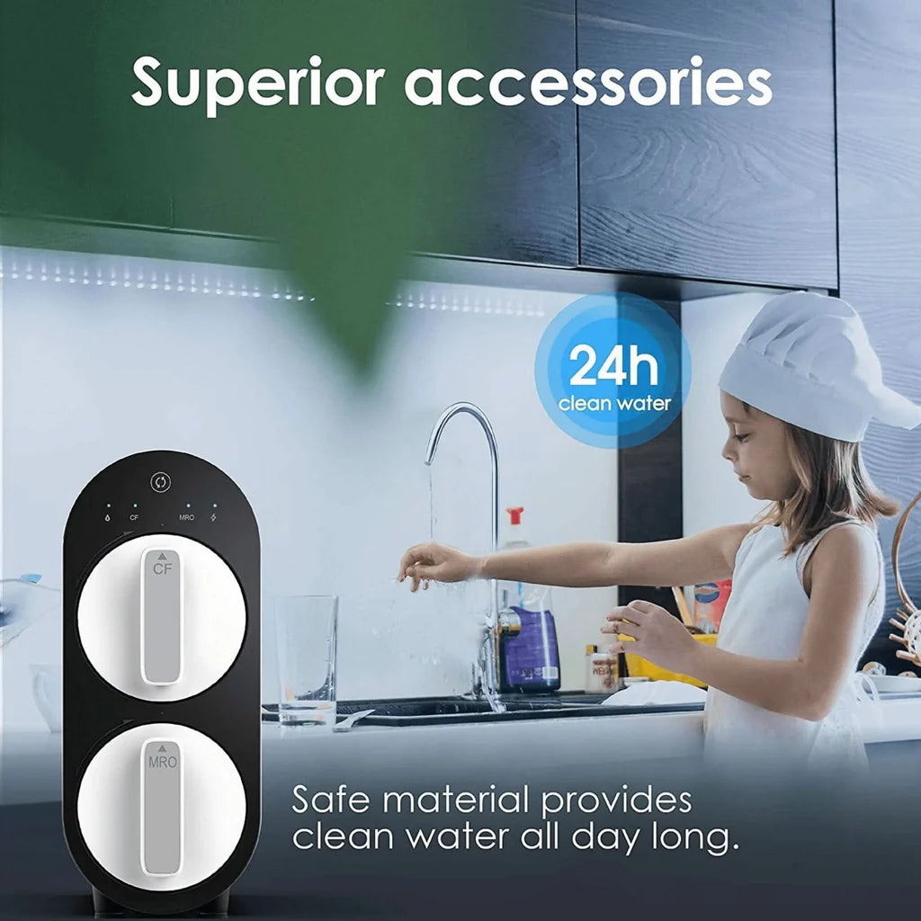 Waterdrop Reverse Osmosis Tankless Water Filter - G2 RO Undersink Series - WD-G2-B